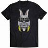 Dwarf Rabbit as DJ in Sunglass and Headphone tshirt