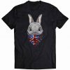 Dwarf Rabbit in Flag of United Kingdom Bandana Tshirt