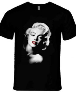 Marylin Monroe Red Lipstick T Shirt