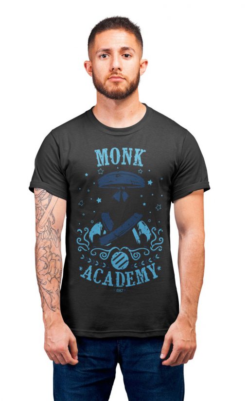 Monk Knight Academy Final Fantasy RPG D&D Gaming T-Shirt