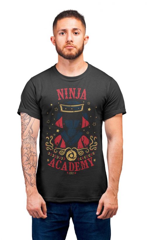 Ninja Knight Academy Final Fantasy RPG D&D Gaming T-Shirt