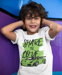 Share the Love GRAFFITI- Cool Sharerghini Youtuber Vlogger WHITE T-Shirt Adults Unisex T-Shirts