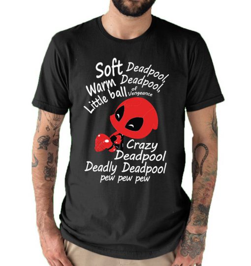 Soft Dead Pool Big Bang Theory Graphic Parody T shirt Black All sizes