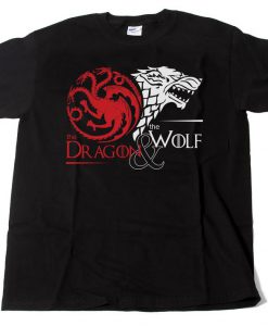 The Dragon & The Wolf Game of Thrones Season 8 T-Shirt Men's And Ladies