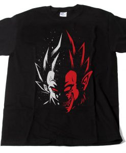 Vegeta Two Face Demon Men's T-Shirt Anime