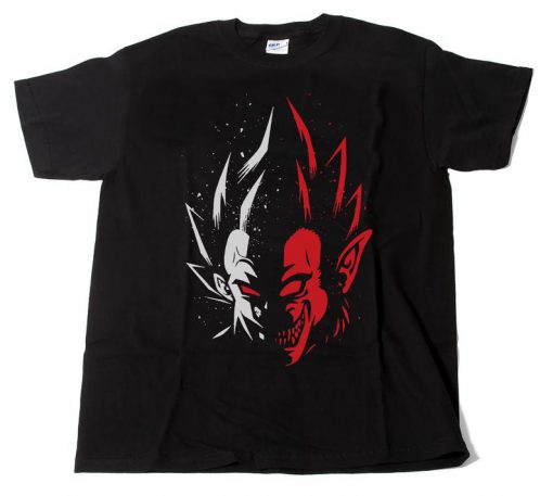 Vegeta Two Face Demon Men's T-Shirt Anime