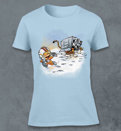 Attack of the Deranged Killer Snow Walkers Ladies Fit T-shirt