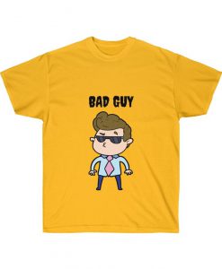 Bad Guy Unisex Billie Eilish Lyrics T Shirt