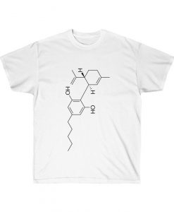 CBD Cannabidiol Formula Structure T Shirt