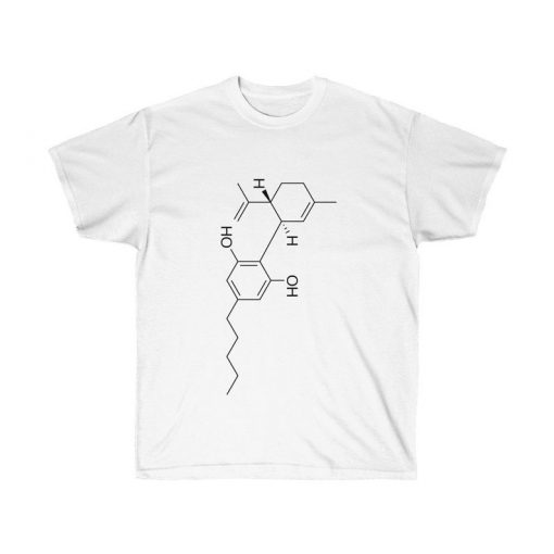 CBD Cannabidiol Formula Structure T Shirt