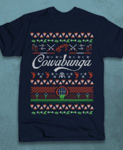 COWABUNGA CHRISTMAS Unisex Fit Adult T-Shirt