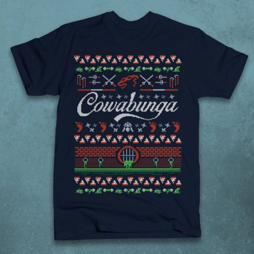 COWABUNGA CHRISTMAS Unisex Fit Adult T-Shirt