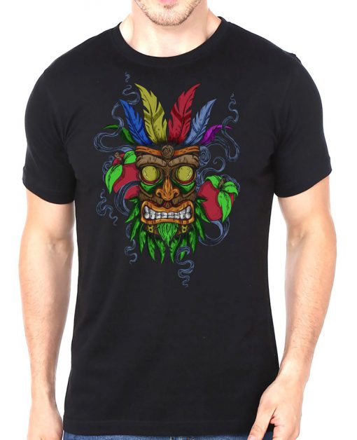 Crash Bandicoot Aku Aku Smoke Mask Adults Unisex 90's Retro T-Shirt