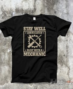 Gearhead STAY LUBRICATED Black T-shirt