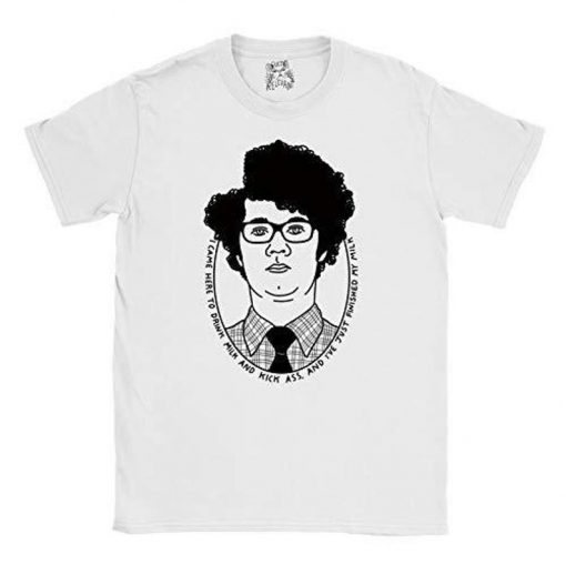 It Crowd T-shirt - Moss - I Came Here To Drink Milk