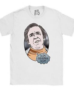 Jiggle Apparel Sub Human Scum Alan Partridge T-Shirt