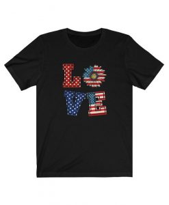 Love USA - LOVE America Vintage Look Look - USA - Unisex tshirt