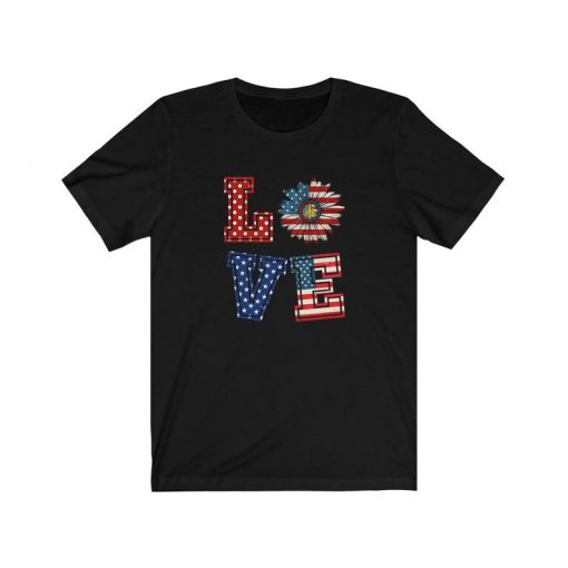 Love USA - LOVE America Vintage Look Look - USA - Unisex tshirt