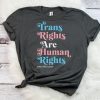 TRANSGENDER RIGHTS Shirt, Trans Rights Are Human Rights Shirt, LGBTQ Rights, Trans Flag Shirt