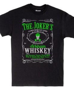 The Joker Whiskey Adults Black T-Shirt