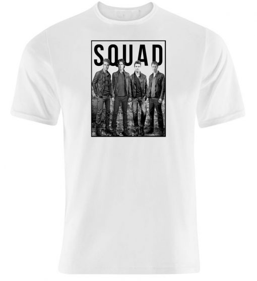 The Vampire Dairies Squad T-Shirt Unisex Men's & Ladies White T-Shirts