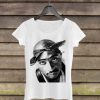 Tupac Shakur Woman T Shirt