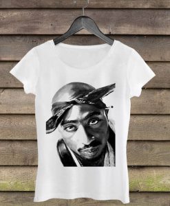 Tupac Shakur Woman T Shirt