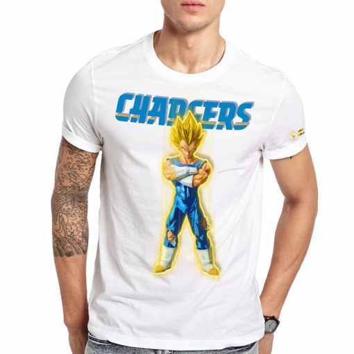 Vegeta Chargers Football T Shirt