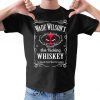 Wade Wilson's Whiskey Dead Pool Inspired Funny Fathers Gift Men's Comedy Black T-Shirt