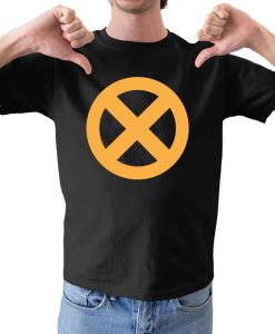 X Force Logo Dead Pool Inspired Funny Fathers Gift Men's Comedy Black T-Shirt