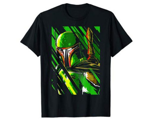 Boba Fett Rift in the Matrix Laser-Light Show T-Shirt