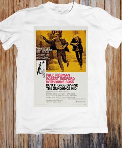 Butch Cassidy And The Sundance Kid 1960s Retro Movie Poster Unisex T Shirt