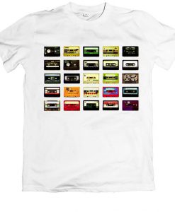 Cassette Tape Vintage 60s 70s 80s 90s Retro Music Unisex T Shirt