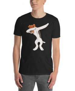 Dabbing Wire Fox Terrier Shirt, Funny Wire Fox Terrier Gift, Wirehaired Fox Terrier Dog Dab Dance Move T-Shirt