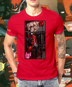 Deadpool Dips Fitted Comic T Shirt