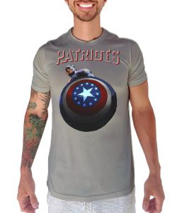 Patriots Captain America Marvel NFL Sports Fitted Unisex Tshirt