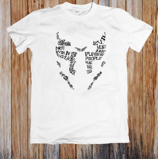 Rorschach Mask Inkblot Quotes Watchman Inspired Art Unisex T Shirt