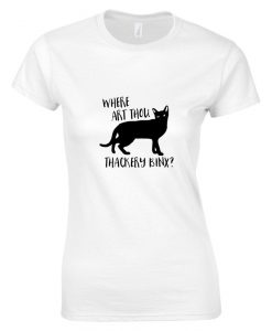 Where Art Thou Thackery Binx Womens T-Shirt