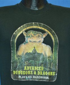 70s Dungeons and Dragons Advanced Players Handbook Iron On t-shirt