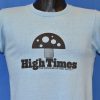 70s High Times Mushroom Magazine of High Society t-shirt