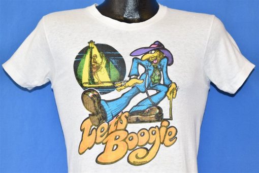 70s Let's Boogie Iron On Roach Pimp t-shirt