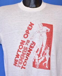 70s Newton Open Tennis Tourney 1978 t-shirt