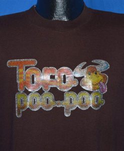 70s Toro Poo Poo Bull Crap Glitter Iron On Funny t-shirt