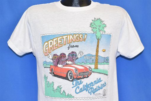 80s California Raisins Greetings From Hollywood t-shirt