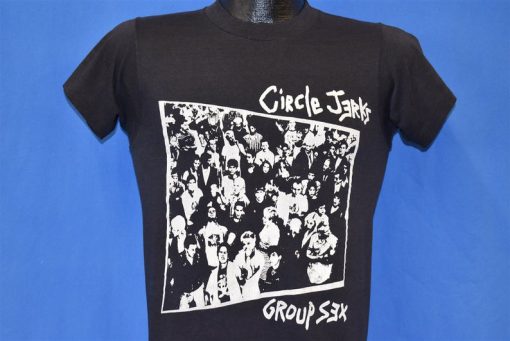 80s Circle Jerks Group Sex Hardcore Punk Album t-shirt