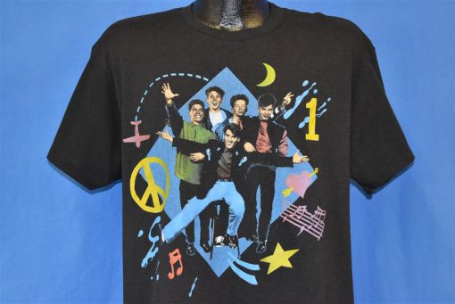 80s New Kids On The Block NKOTB Boy Band Black t-shirt