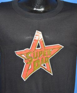 80s Super Dad Glitter Iron On t-shirt