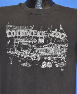 90s 14th Annual Coldwell Zoo Extravaganza 1990 Black t-shirt