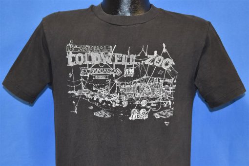 90s 14th Annual Coldwell Zoo Extravaganza 1990 Black t-shirt