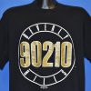 90s Beverly Hills 90210 TV Show Logo Black Gold t-shirt